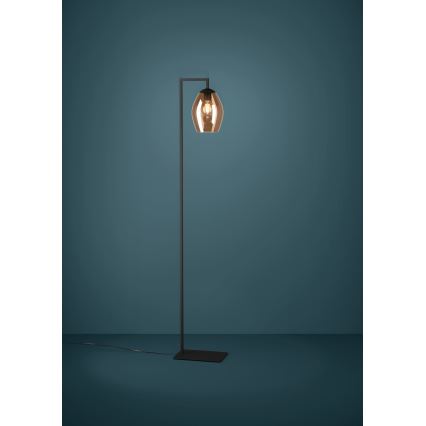 Eglo - Podna lampa 1xE27/40W/230V smeđa