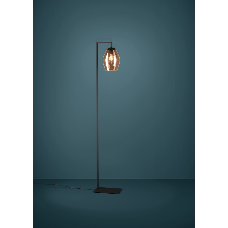 Eglo - Podna lampa 1xE27/40W/230V smeđa