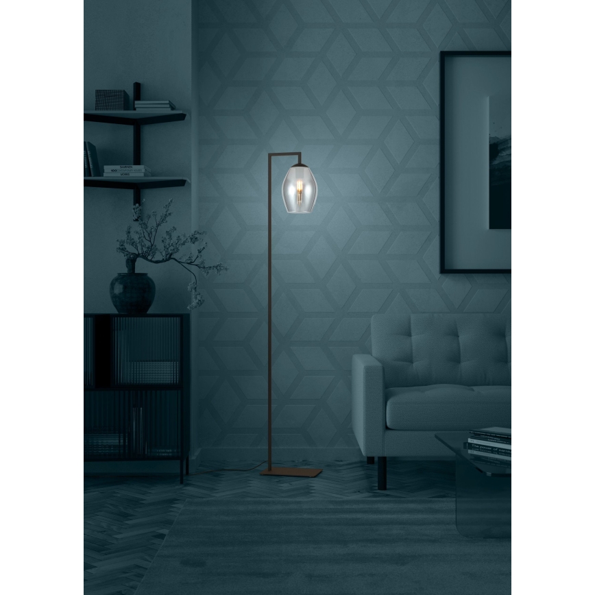 Eglo - Podna lampa 1xE27/40W/230V dimna