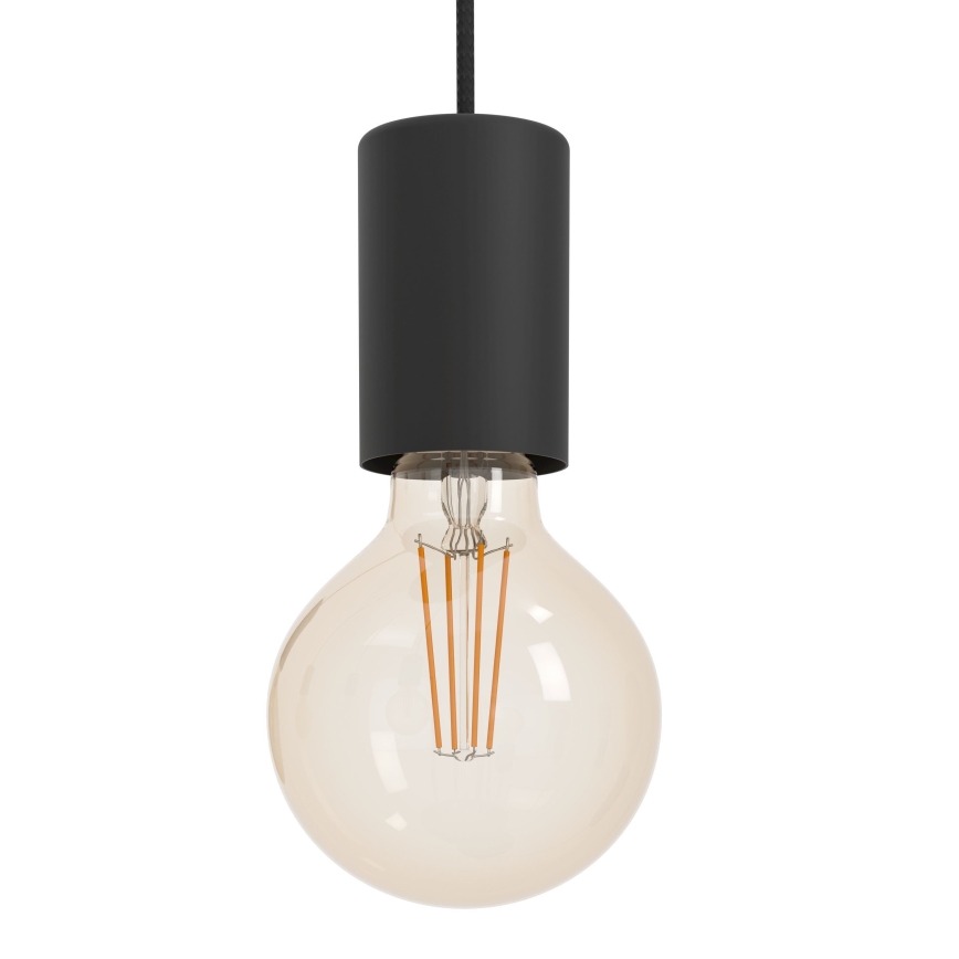 Eglo - Luster na sajli 6xE27/40W/230V crna