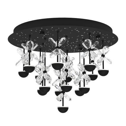 Eglo - LED Prigušiva stropna svjetiljka LED/27W/230V 3000K crna