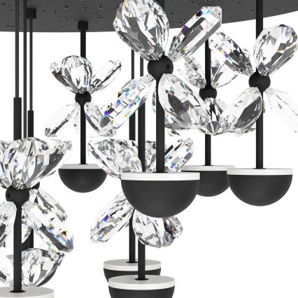Eglo - LED Prigušiva stropna svjetiljka LED/27W/230V 3000K crna