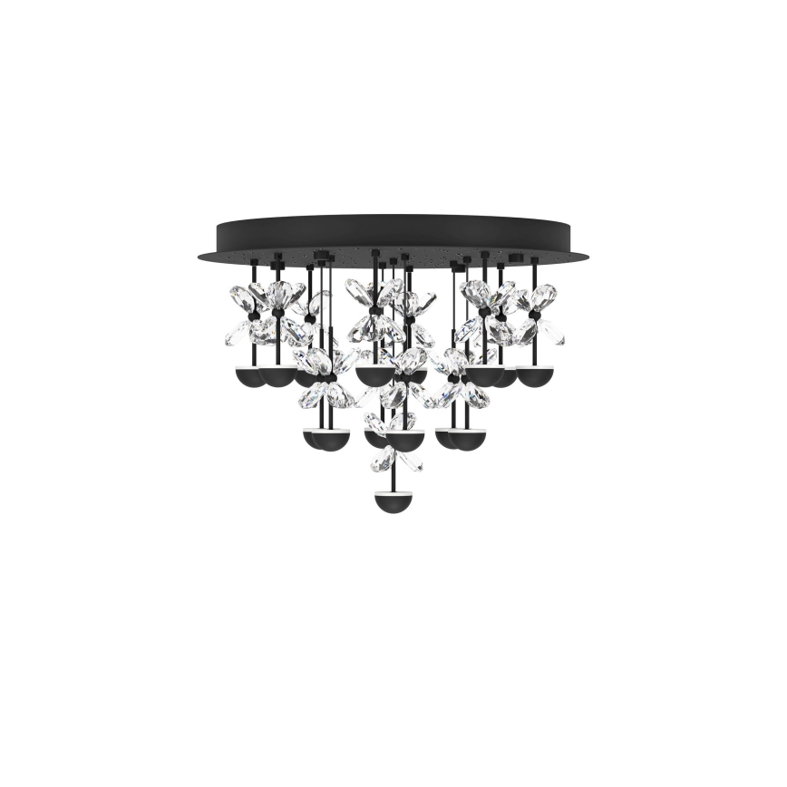 Eglo - LED Prigušiva stropna svjetiljka LED/27W/230V 3000K crna
