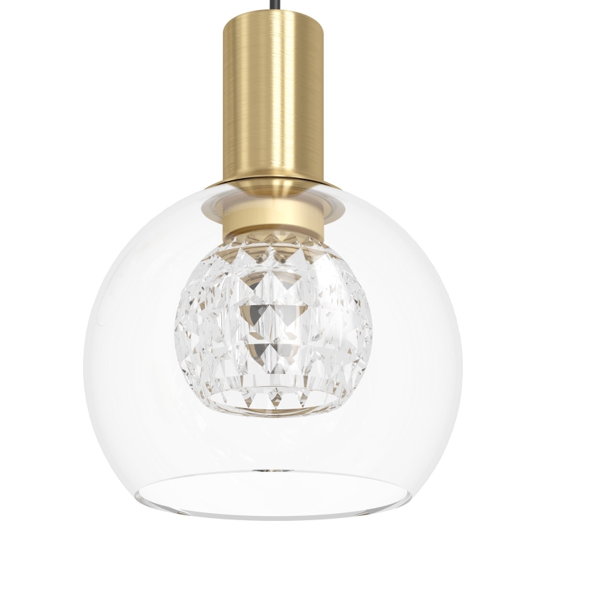 Eglo - LED Prigušivi luster na sajli 6xLED/5,4W/230V 3000K zlatna