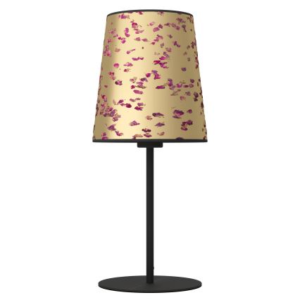Eglo - Stolna lampa 1xE27/25W/230V zlatna/ružičasta