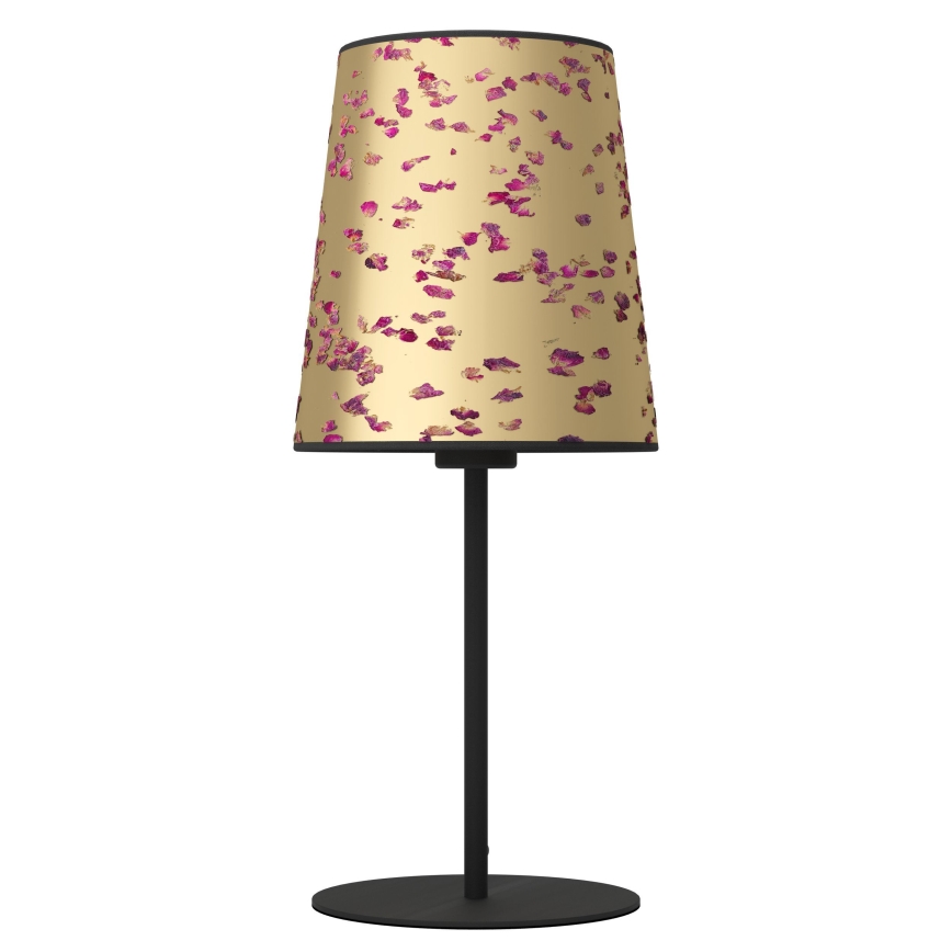 Eglo - Stolna lampa 1xE27/25W/230V zlatna/ružičasta