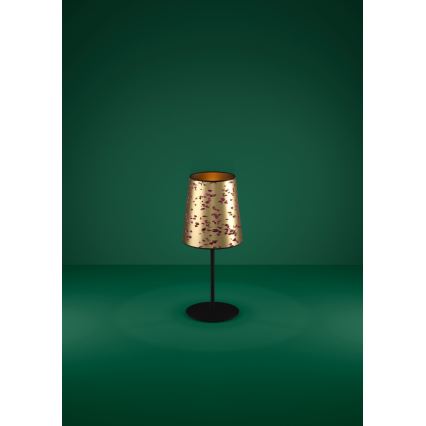 Eglo - Stolna lampa 1xE27/25W/230V zlatna/ružičasta