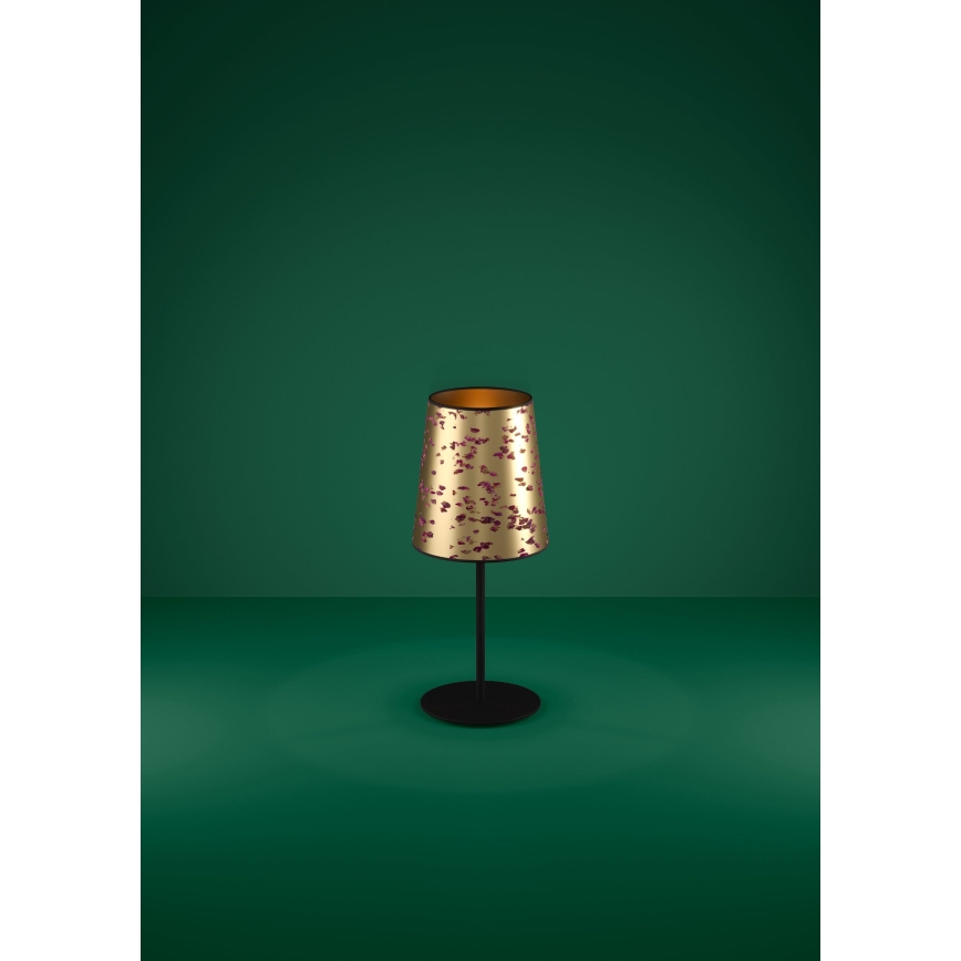 Eglo - Stolna lampa 1xE27/25W/230V zlatna/ružičasta