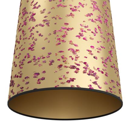 Eglo - Podna lampa 1xE27/25W/230V zlatna/ružičasta