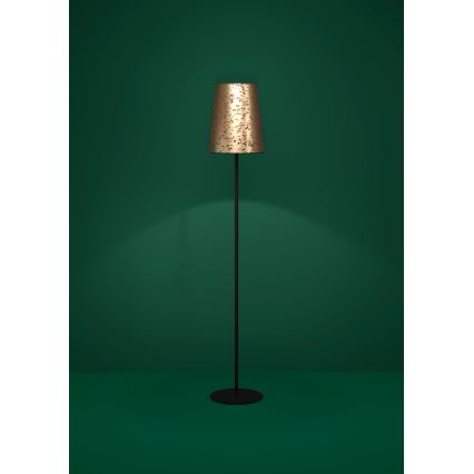 Eglo - Podna lampa 1xE27/25W/230V zlatna/ružičasta