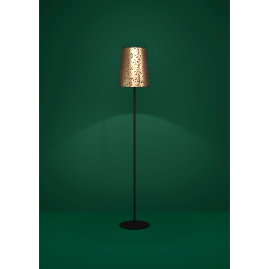 Eglo - Podna lampa 1xE27/25W/230V zlatna/ružičasta