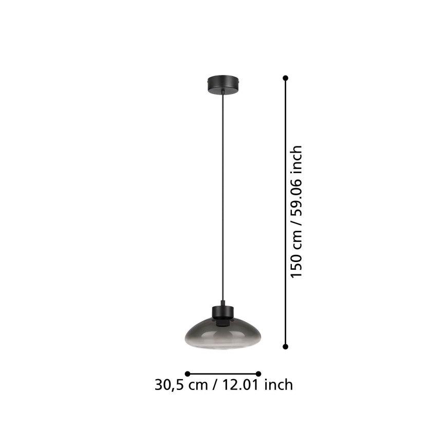 Eglo - LED Prigušivi luster na sajli LED/5,4W/230V 2700K dimna