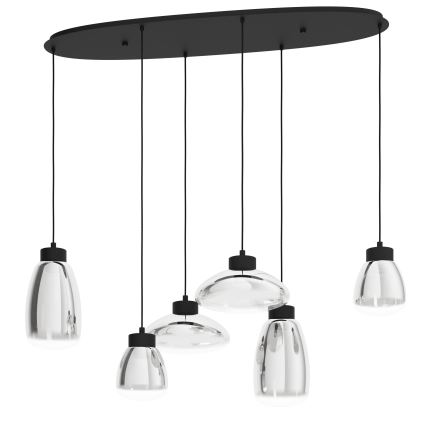 Eglo - LED Prigušivi luster na sajli 6xLED/5,4W/230V 2700K dimna