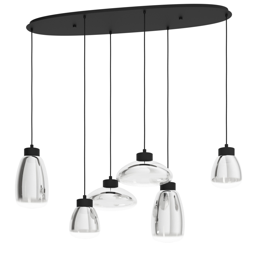 Eglo - LED Prigušivi luster na sajli 6xLED/5,4W/230V 2700K dimna