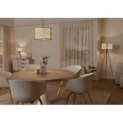 Eglo - Stolna lampa 1xE27/25W/230V bež