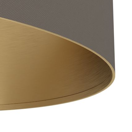 Eglo - Podna lampa 1xE27/40W/230V smeđa/zlatna