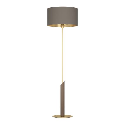 Eglo - Podna lampa 1xE27/40W/230V smeđa/zlatna