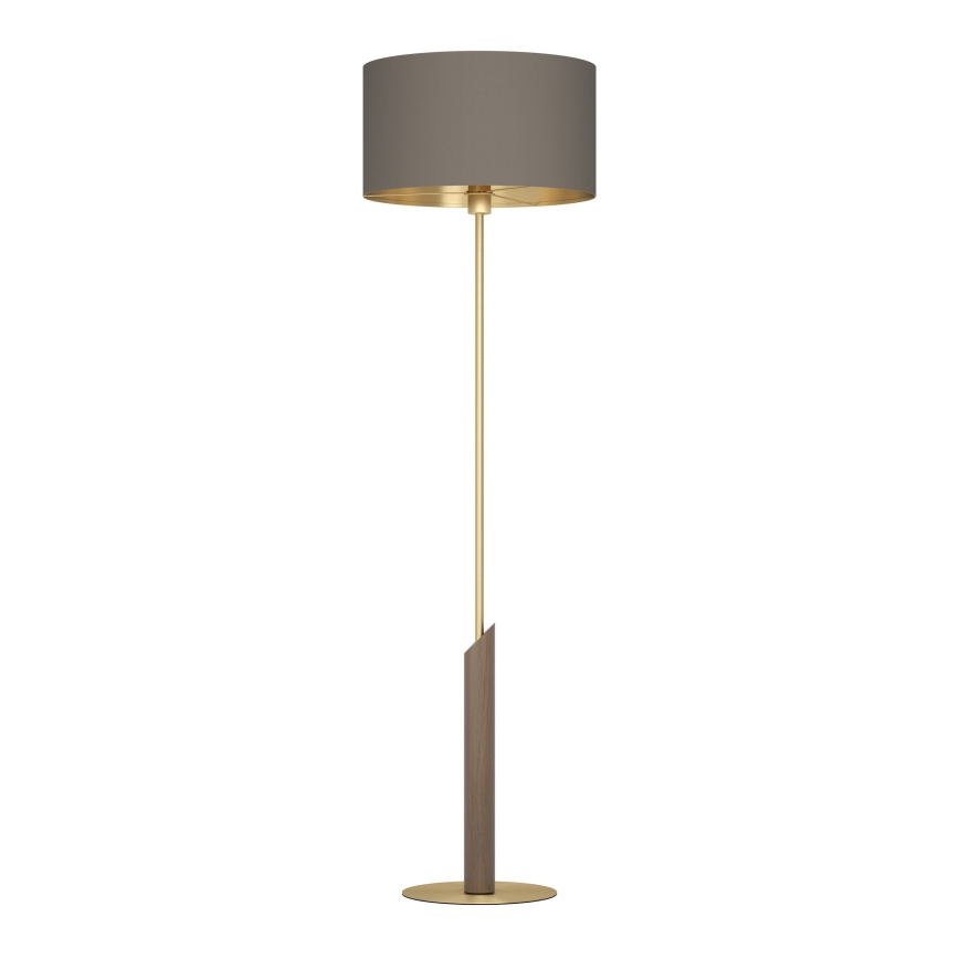 Eglo - Podna lampa 1xE27/40W/230V smeđa/zlatna