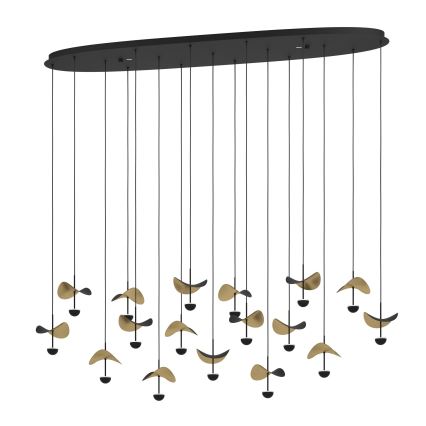 Eglo - LED Prigušivi luster na sajli 17xLED/2,3W/230V 3000K
