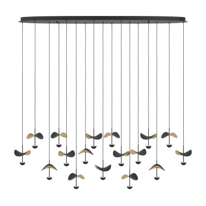 Eglo - LED Prigušivi luster na sajli 17xLED/2,3W/230V 3000K