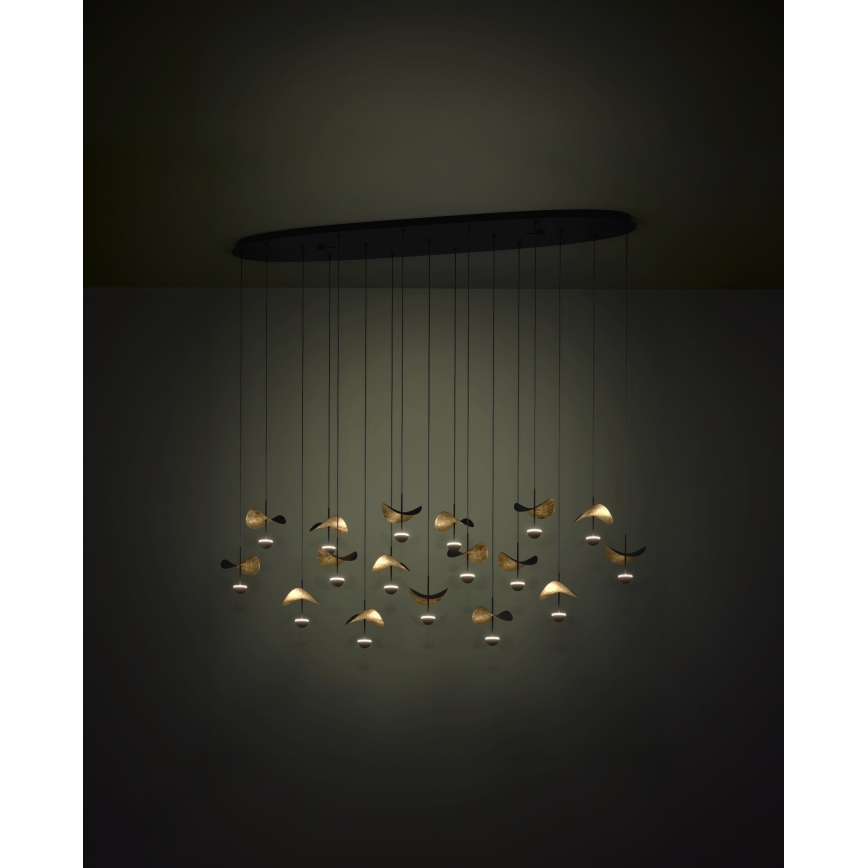 Eglo - LED Prigušivi luster na sajli 17xLED/2,3W/230V 3000K