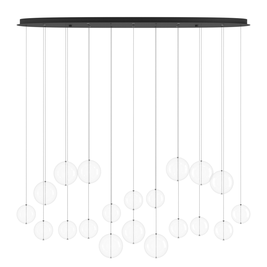 Eglo - LED Prigušivi luster na sajli 8xLED/4,2W/230V 3000K prozirna