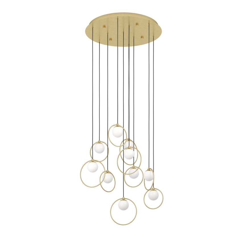 Eglo - LED Prigušivi luster na sajli 10xLED/3W/230V 3000K pr. 58 cm zlatna