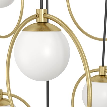 Eglo - LED Prigušivi luster na sajli 10xLED/3W/230V 3000K pr. 58 cm zlatna