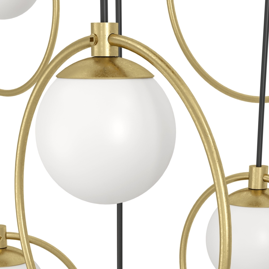 Eglo - LED Prigušivi luster na sajli 10xLED/3W/230V 3000K pr. 58 cm zlatna