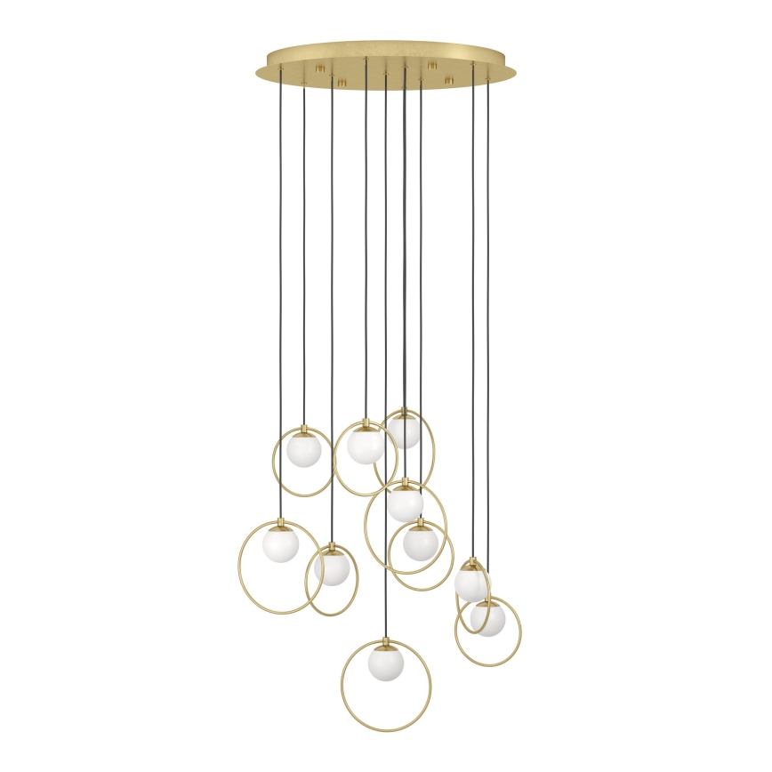 Eglo - LED Prigušivi luster na sajli 10xLED/3W/230V 3000K pr. 58 cm zlatna