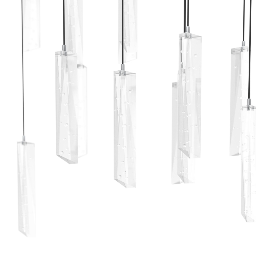 Eglo - LED Prigušivi luster na sajli 8xLED/4,2W/230V 3000K prozirna