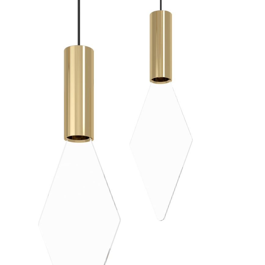 Eglo - LED Prigušivi luster na sajli 16xLED/3,3W/230V 3000K pr. 78 cm zlatna