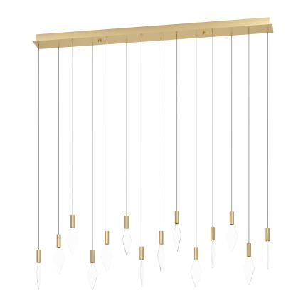 Eglo - LED Prigušivi luster na sajli 14xLED/3,3W/230V 3000K zlatna