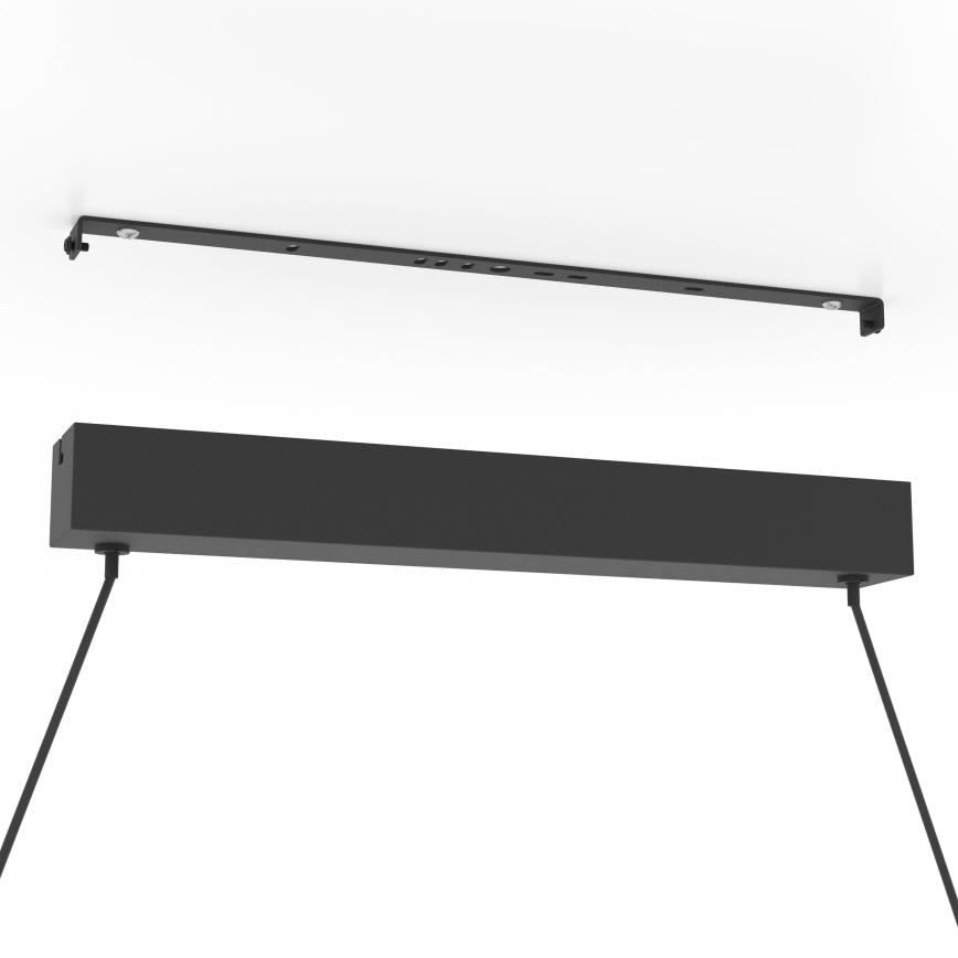 Eglo - LED Prigušivi luster na sajli LED/20W/230V 3000K crna