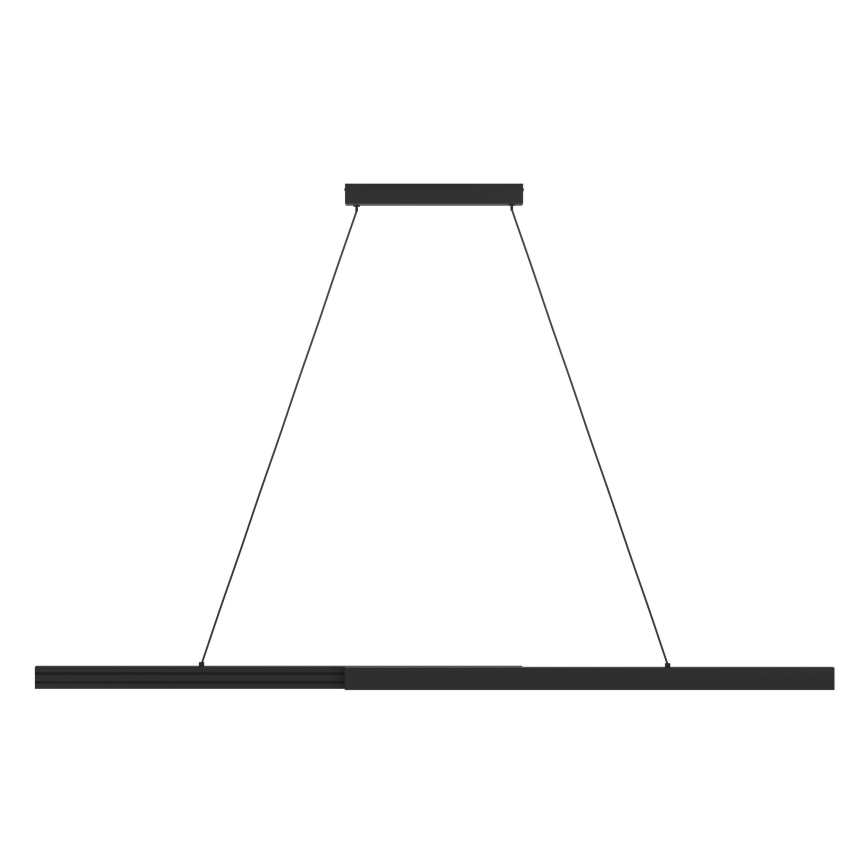 Eglo - LED Prigušivi luster na sajli LED/20W/230V 3000K crna
