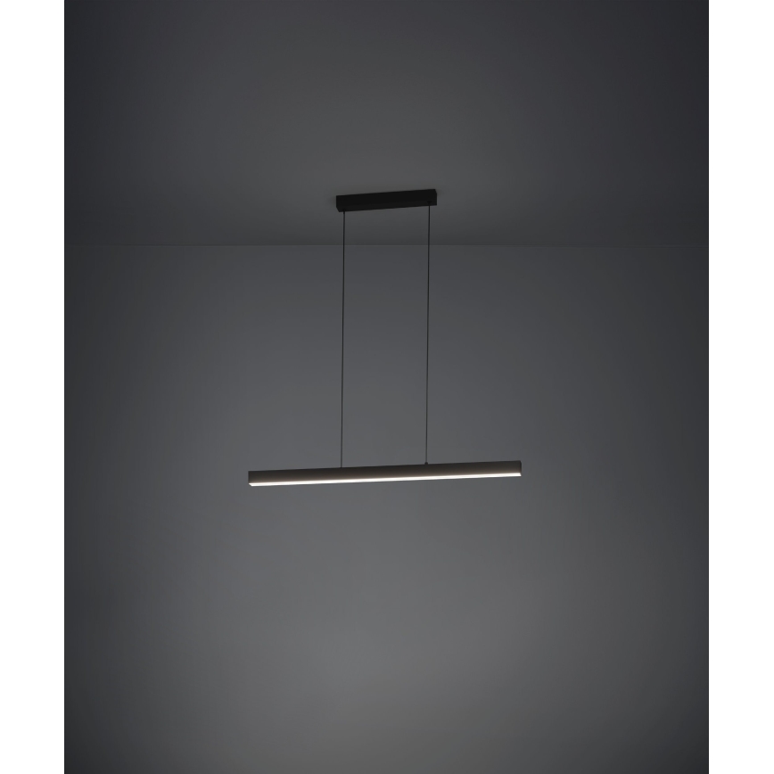 Eglo - LED Prigušivi luster na sajli LED/20W/230V 3000K crna
