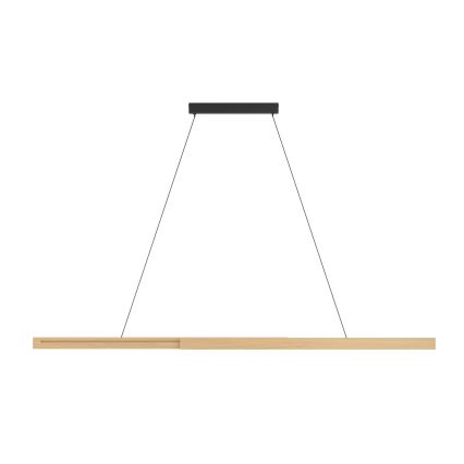 Eglo - LED Prigušivi luster na sajli LED/21W/230V 3000K smeđa