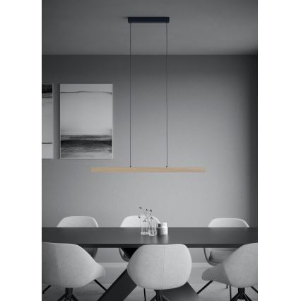 Eglo - LED Prigušivi luster na sajli LED/21W/230V 3000K smeđa
