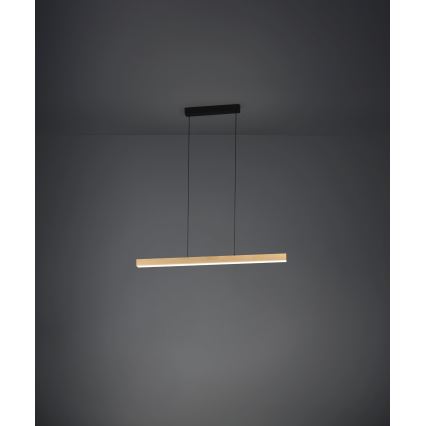 Eglo - LED Prigušivi luster na sajli LED/21W/230V 3000K smeđa