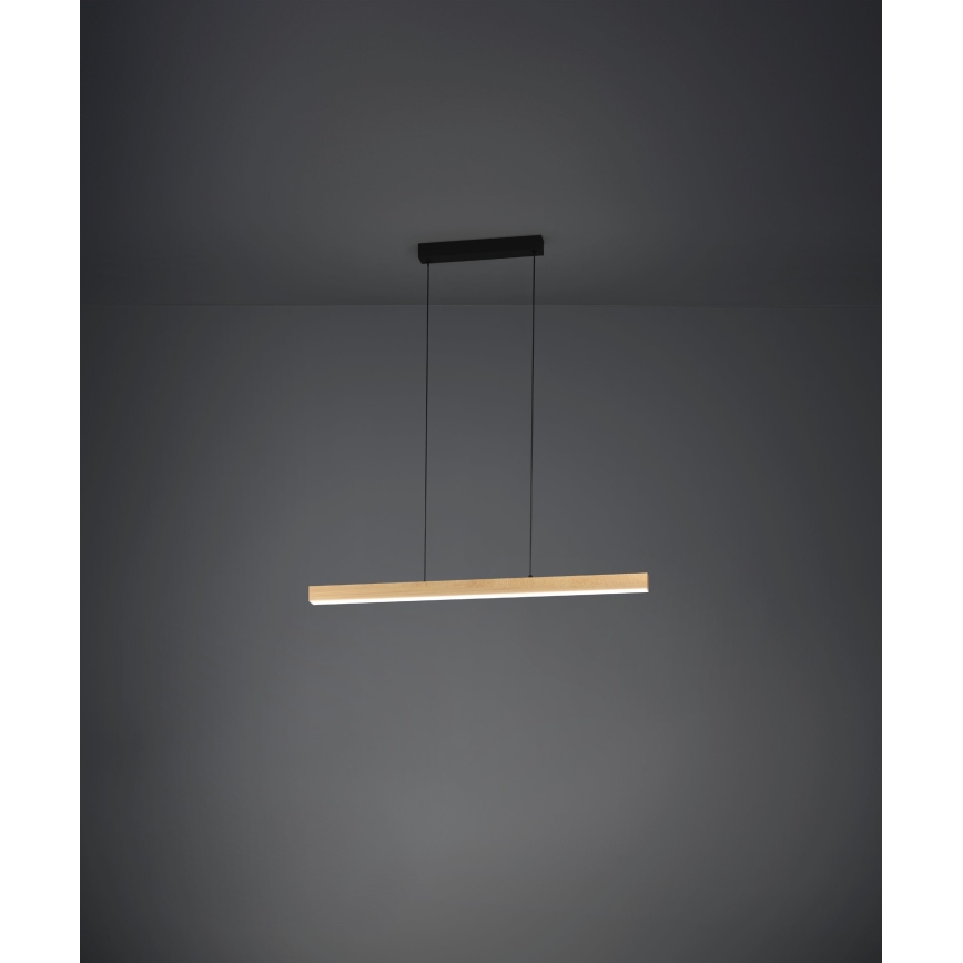 Eglo - LED Prigušivi luster na sajli LED/21W/230V 3000K smeđa