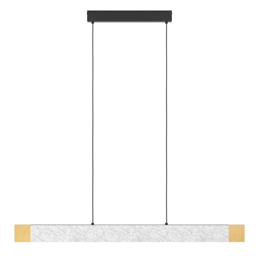 Eglo - LED Prigušivi luster na sajli LED/22,2W/230V 3000K smeđa/siva