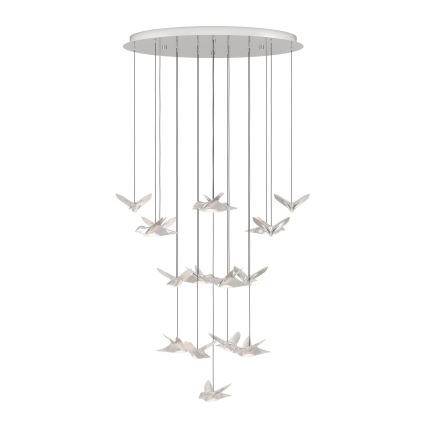 Eglo - LED Prigušivi luster na sajli 17xLED/3W/230V 3000K sjajni krom