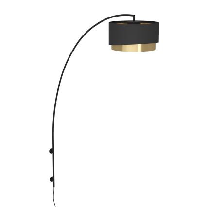 Eglo - Zidna svjetiljka 1xE27/40W/230V crna/zlatna