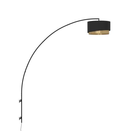Eglo - Zidna svjetiljka 1xE27/40W/230V crna/zlatna