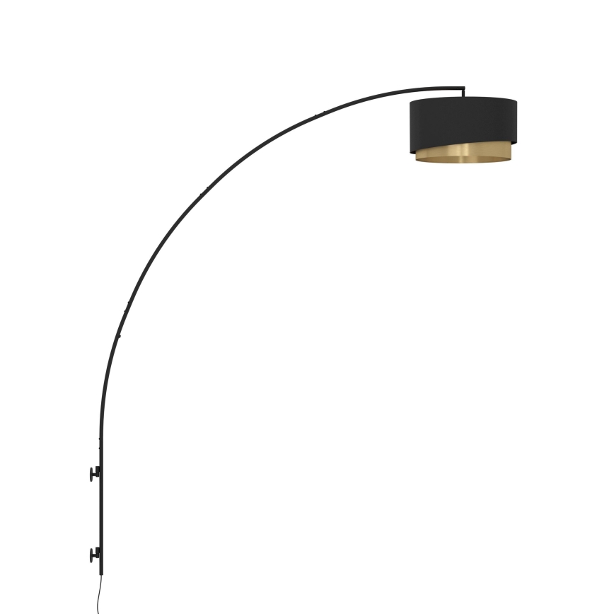 Eglo - Zidna svjetiljka 1xE27/40W/230V crna/zlatna