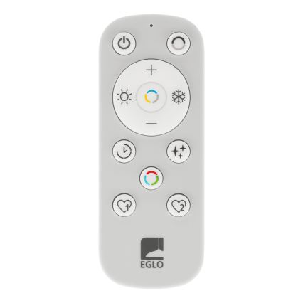 Eglo - LED Prigušivi nadgradni luster LED/45W/230V 2700-6500K crna/zlatna + daljinski upravljač