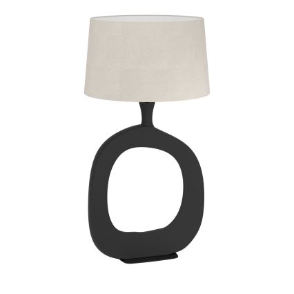 Eglo - Stolna lampa 1xE27/60W/230V 88 cm crna/krem