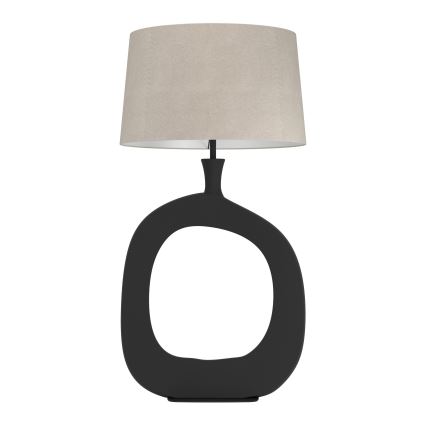 Eglo - Stolna lampa 1xE27/60W/230V 88 cm crna/krem