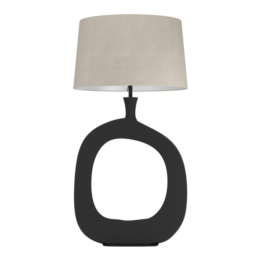 Eglo - Stolna lampa 1xE27/60W/230V 88 cm crna/krem