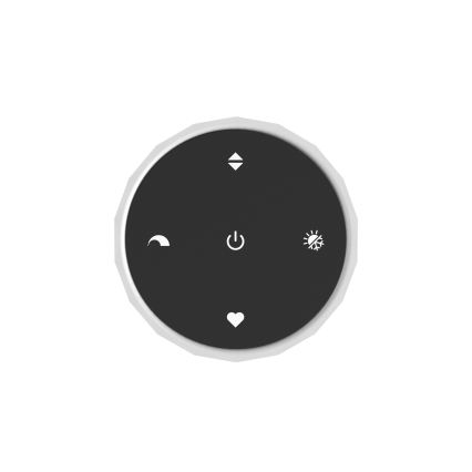 Eglo - Prigušivo LED stropno svjetlo LED/5,5W/230V + LED/1,6W 2200-6500K sjajni krom + daljinski upravljač